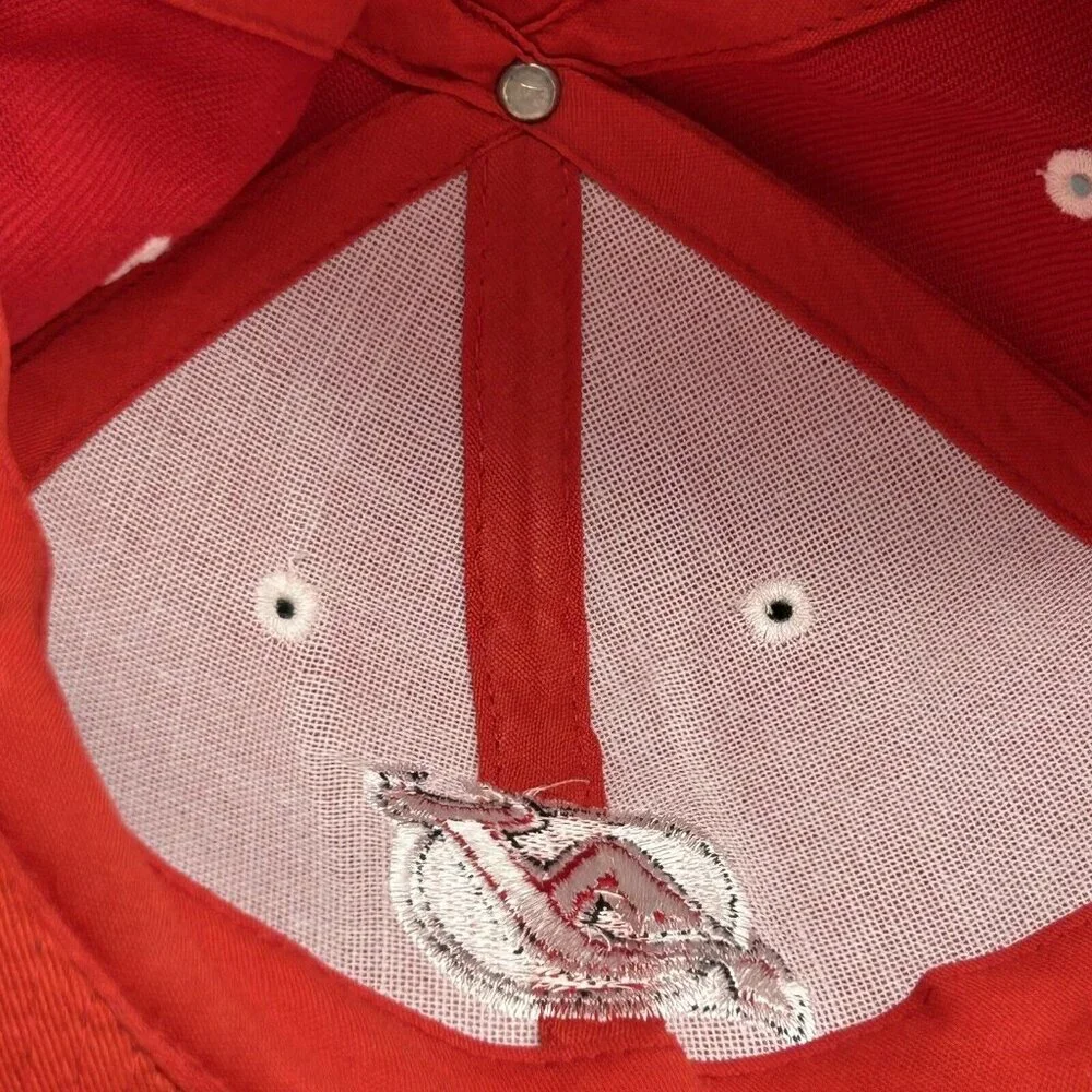 New Jersey Devils Hat Baseball Cap Red Hockey Adjustable Sports NHL
